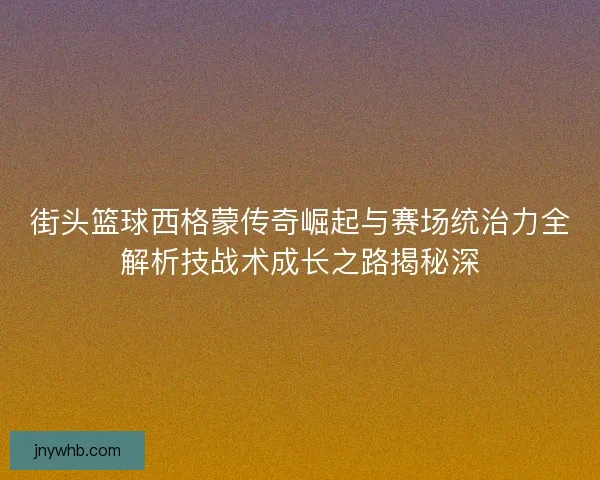 街头篮球西格蒙传奇崛起与赛场统治力全解析技战术成长之路揭秘深